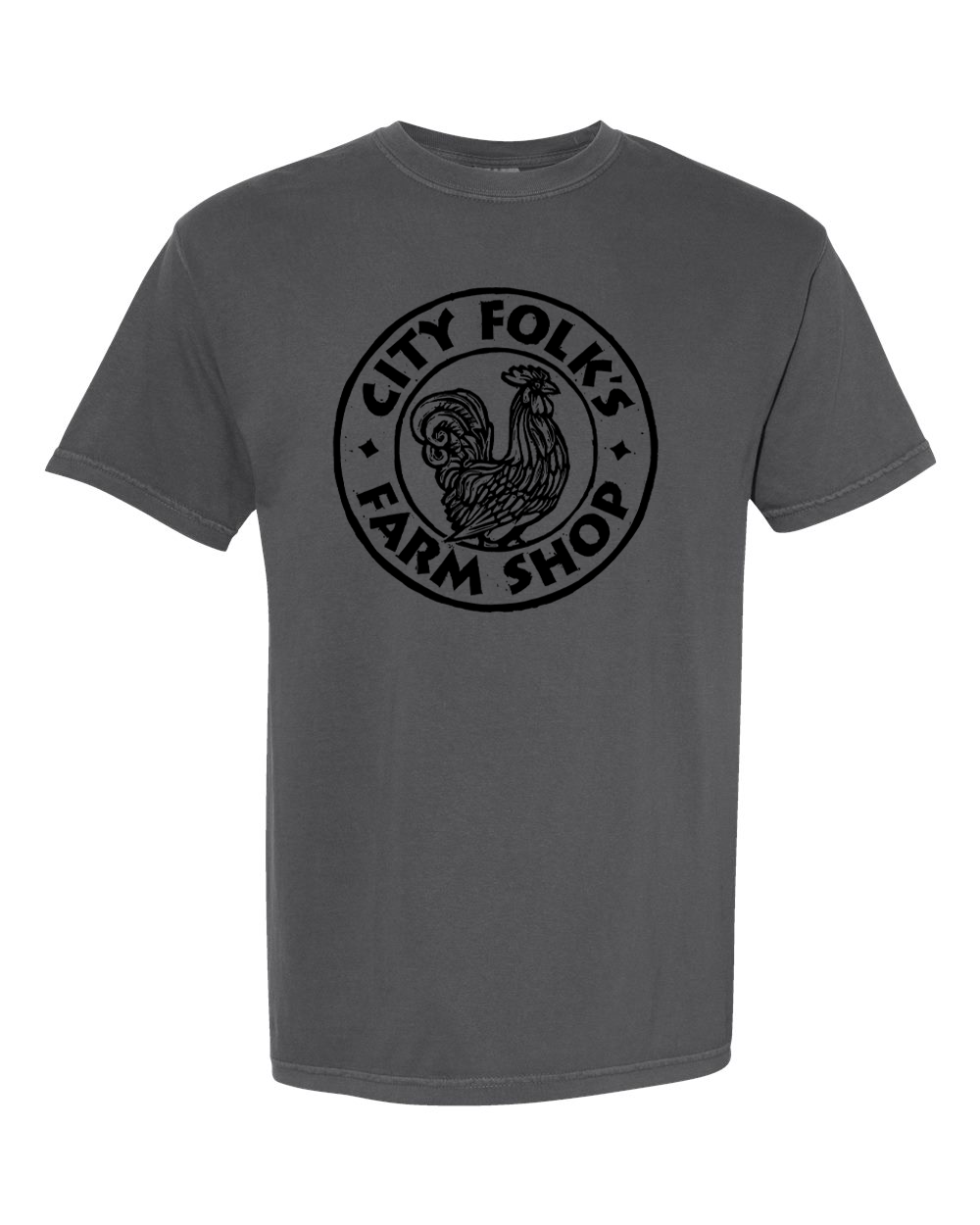 City Folk's Farm Shop Anniversary Tee - Black Print