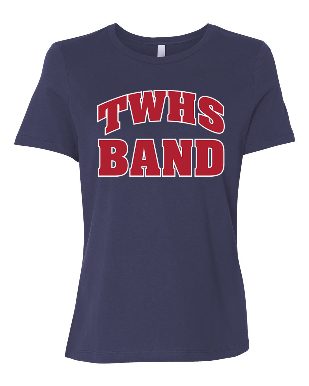 TWHS Band Womens Relaxed Premium Cotton Tee