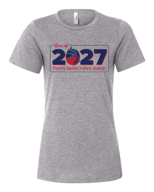 Class of 2027 Womens Relaxed Premium CVC Tee