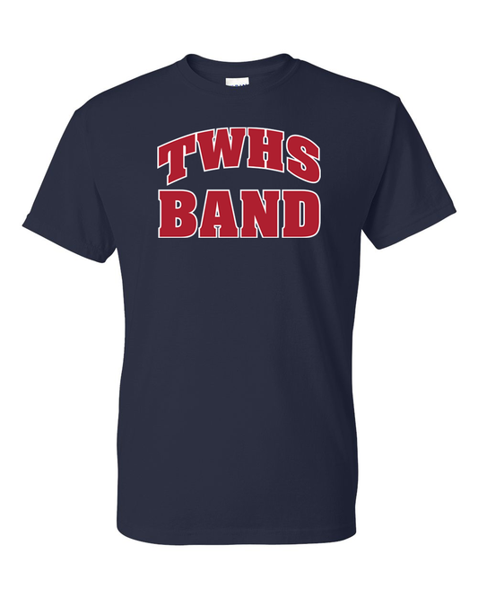 TWHS Band Navy Dryblend Unisex Tee