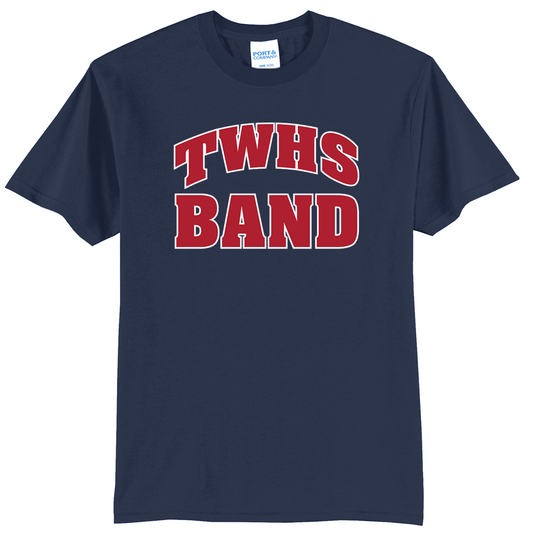 TWHS Band Navy Dryblend TALL Unisex Tee