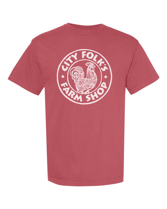 City Folk's Farm Shop Anniversary Tee - White Print