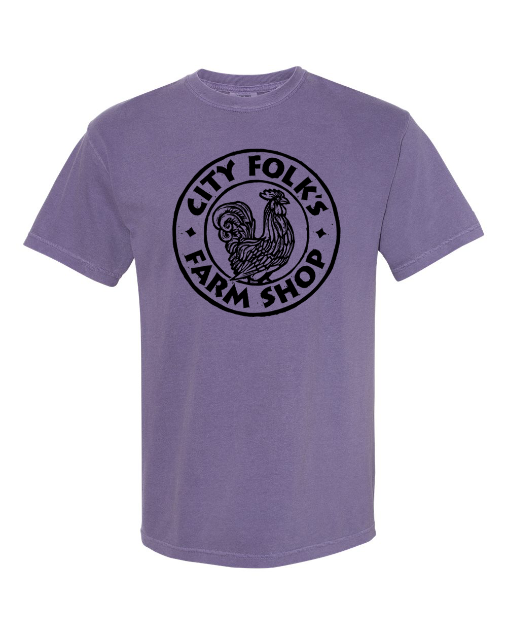 City Folk's Farm Shop Anniversary Tee - Black Print