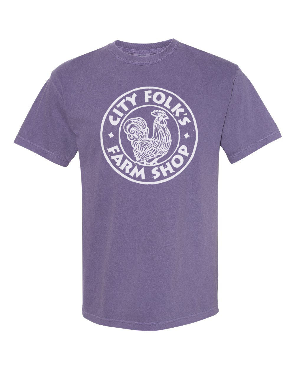 City Folk's Farm Shop Anniversary Tee - White Print