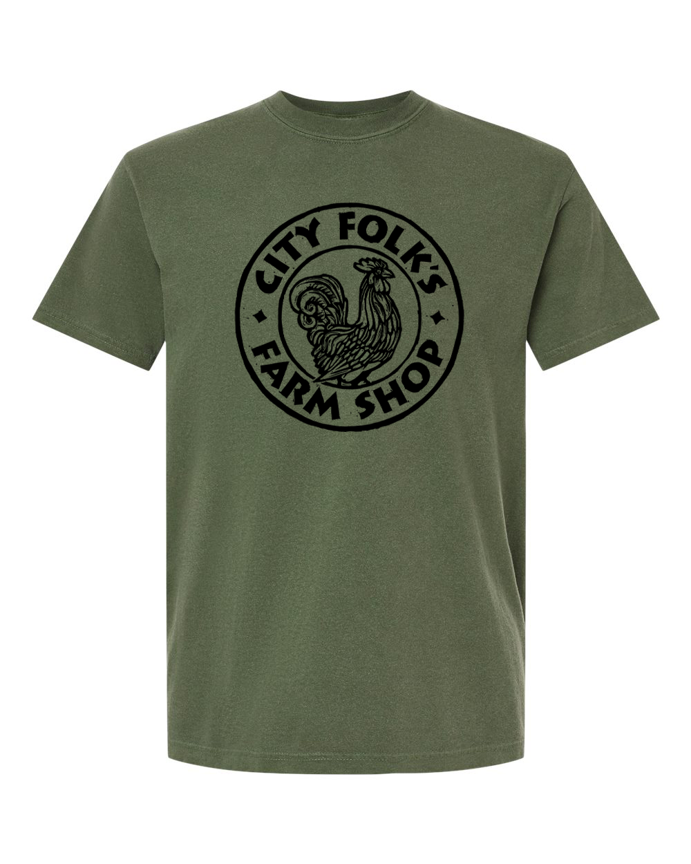 City Folk's Farm Shop Anniversary Tee - Black Print