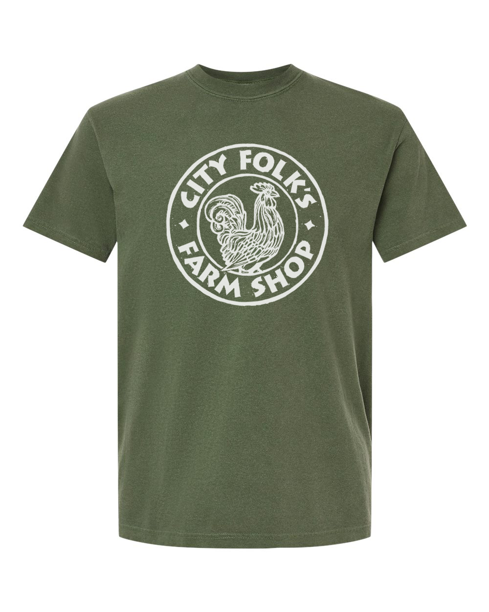 City Folk's Farm Shop Anniversary Tee - White Print