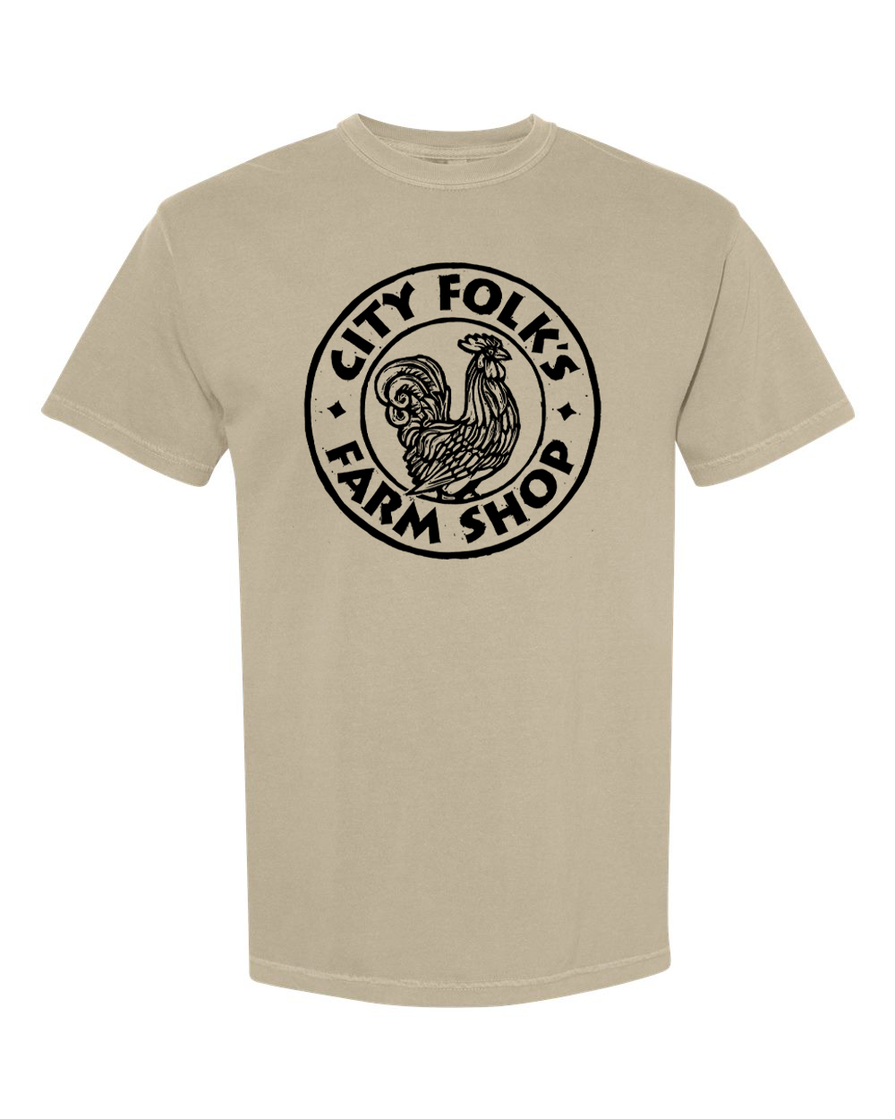 City Folk's Farm Shop Anniversary Tee - Black Print