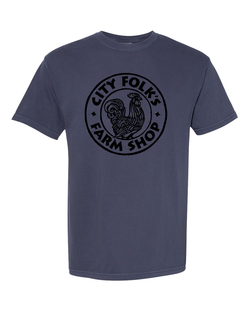City Folk's Farm Shop Anniversary Tee - Black Print